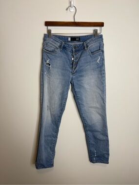 KUT from the Kloth Button-Fly Jeans Catherine high rise boyfriend size 6
